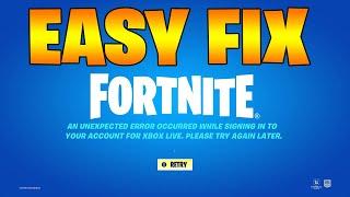 How to fix An Unexpected Error Occurred While Signing In Fortnite (How to fix Servers Offline)