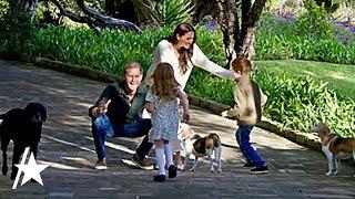 Prince Harry & Meghan Markle Share RARE Pic Of Archie & Lilibet In Holiday Card