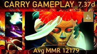  7.37d payk Muerta |K+A-D - 35 KP - 88%| Carry Gameplay - Dota 2 Top MMR