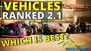All New Vehicles Ranked Worst to Best in Cyberpunk 2077 2.1