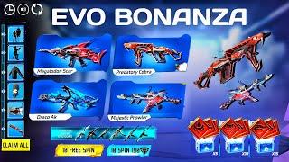 All Evo Gun Return 100% Confirm  | Evo Bonanza Event Free Fire | Free fire new event| Ff New Event