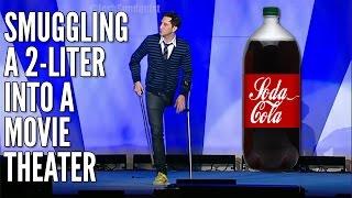 Smuggling a 2-Liter into a Movie Theater | Josh Sundquist Standup