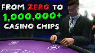 Can You Gamble From Nothing to 1,000,000 Casino Chips | GTA 5 Online Challenge
