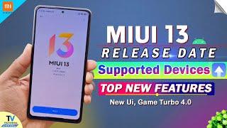 MIUI 13 - is Here | TOP New Features | Release Date & Supported Device's | MIUI 13 Update Features