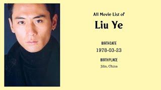 Liu Ye Movies list Liu Ye| Filmography of Liu Ye