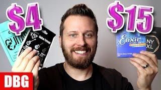 Cheap vs Expensive Strings! - Will They *REALLY* Change Your Tone?