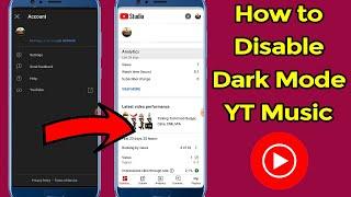 Disable Dark Theme on YT Studio App on Android?