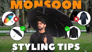 MONSOON STYLE HACKS MEN MUST KNOW | MONSOON SKINCARE | LOOK STYLISH EVEN IN RAINY SEASON