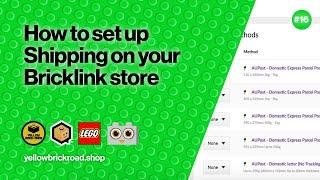 How To Set Up Shipping On Your Bricklink Store - LEGO Bricklink & Brick Owl Beginners Series