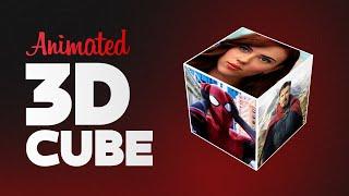 3D Cube Animation using HTML & CSS