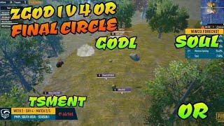 TsmEnt ZGOD 1 V 4 Orange Rock, Soul vs Godl vs Or vs Entity Final circle, PMPL SA pubg HIGHLIGHTS