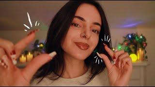 ASMR Squishing & Pinching Your Face, Covering Your Eyes, Face Brushing  Soooo relaxinggg