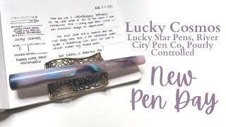 #newpenday // Lucky Star Pens & River City Pen Co // Lucky Cosmos #fountainpen