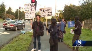 Aptos High students and teachers rally against potential budget cuts