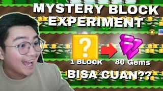1 Block Bisa 80 Gems?! | Mystery Block Mass Bisa Cuan?! | Growtopia Profit 2024