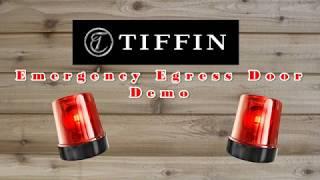 Tiffin Motorhome Emergency Egress Door Demo