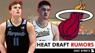 MAJOR Miami Heat Draft Rumors On Zach Edey & Tyler Kolek