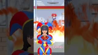 Mio pomni supergirl  #sakuraschoolsimulator #shorts #trending #viral