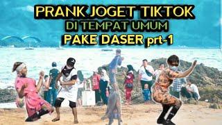 [ PRANK JOGET TIKTOK PAKE DASTER DI TEMPAT UMUM PRAT-1]...NGAKAK PARAH