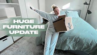 huge furniture update + organizing skincare