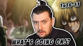 Music producer reacts to Attack on Titan 1x16-17 for the FIRST TIME!