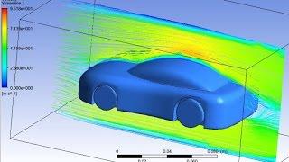 Air flow analysis on a racing car using Ansys Fluent tutorial Must Watch