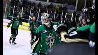 Raiders Goaltender Ian Scott Scores A Goal!