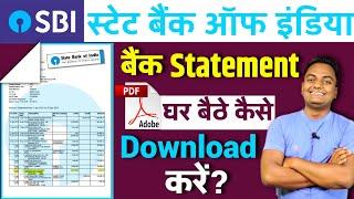 How to Download SBI Bank Statement in PDF Format 2023 || sbi statement kaise download kare?