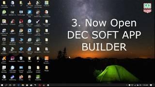 Mobile App Development Using DEC SOFT APP BUILDER