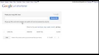 How to create a QR Code using Google URL Shortener