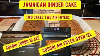 Jamaican ginger cake. Two cakes two Cosori air fryers