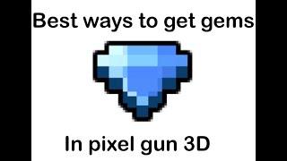 Best ways to get gems in Pixel gun 3D 2022 - Pixel gun 3D