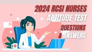 2024 NMBI Aptitude Test officially known as RCSI Aptitude Test Ireland Questions and Answers