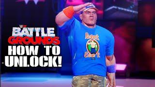 WWE 2K BATTLEGROUNDS - HOW TO UNLOCK JOHN CENA! (Tutorial)