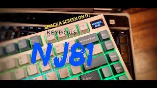 Keydous NJ81 - 75% with OLED screen kit. Review and sound test
