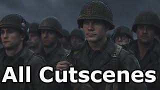 Call Of Duty WW2 - All Cutscenes (Game Movie)