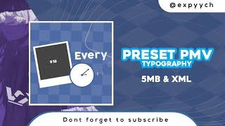 Free Preset Pmv Typography!! || Musik : Get you - Daniel Caesar