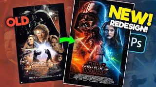 How I Remade the Revenge of the Sith Poster! (photoshop)