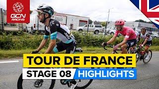Tour de France 2021 Stage 8 Highlights | Race Blown Apart In the Alps!