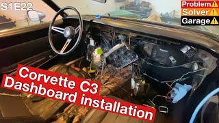 Corvette C3 (Dashboard Installation) step-by-step dashboard reassembly.