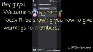 How to give a warning to members | Discord (MOBILE)