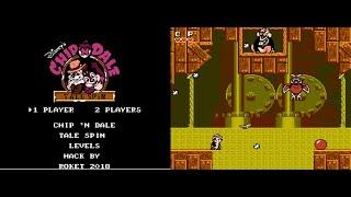 Chip & Dale: Tale Spin Levels (Hack of Disney's Chip 'n Dale: Rescue Rangers) NES -  Walkthrough