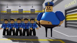 Escaping from a BARRY'S PRISON RUN! And BECAME a LOT OF POLICE PLAYERS