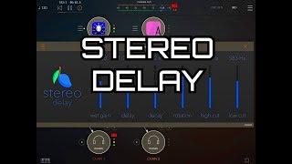 Blue Mangoo STEREO DELAY -  Excellent AUv3 Delay - Tutorial for the iPad