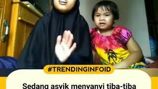 Lucu!!! Pas lagi nyanyi lagu"ABDULLAH"ada petir