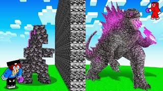 I TROLLED HASAN IN A BUILD BATTLE WITH GODZILLA !! - Minecraft"