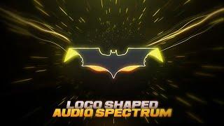 How to make Logo Shape Audio Spectrum with Bass Shake in After Effects