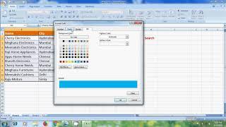 Excel 2007: how to create our own search box in excel