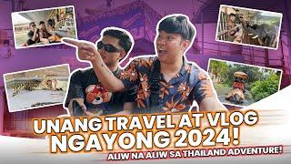 UNANG TRAVEL AT VLOG NG 2024 (ALIW NA ALIW SA THAILAND ADVENTURE) | CHAD KINIS