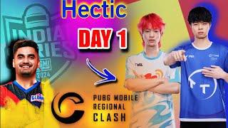 Such A Busy Day PMRC And BGIS | Peace Elite Regional Competition | Pubg Mobile Regional Clash